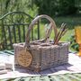 Personalised Wicker Cutlery Caddy Basket, thumbnail 1 of 7