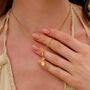 18ct Gold Acorn Charm Necklace, thumbnail 3 of 6