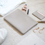 Taupe Pouch Clutch Bag, thumbnail 1 of 4