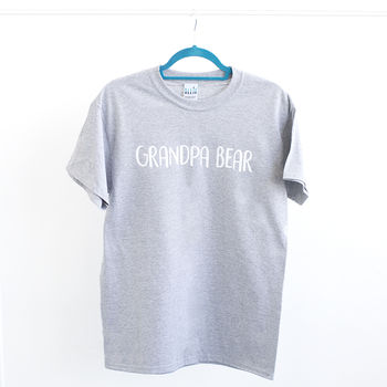 'Grandpa Bear' Men's T Shirt, 2 of 7