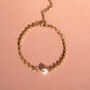 Non Tarnish Bead Chain And Pearl Bracelet, thumbnail 1 of 5