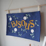 'Bisous' French For Kisses Wall Art Hanging, thumbnail 2 of 6
