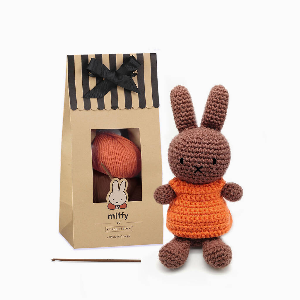 Crochet Your Own Miffy Friend Melanie Amigurumi Kit By Stitch & Story