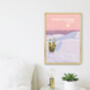 White Sands National Park USA Travel Poster Art Print, thumbnail 2 of 8