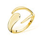 Open Luna Ring In Gold Plated, thumbnail 1 of 3