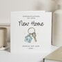 New Home Housewarming Card With Keys For Couple, thumbnail 1 of 7