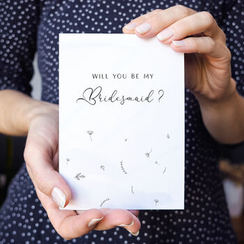 Will You Be My Bridesmaid Card, 2 of 3