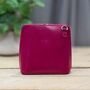 Leather Cross Body Handbag In Fuchsia Pink, thumbnail 1 of 3