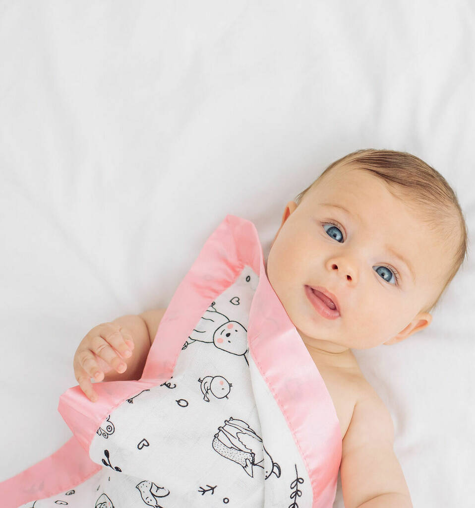 Forest Animal New Baby Muslin Comforters • Two Pack By Bullabaloo