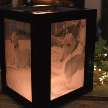 Personalised Pet Photo Tea Light Lamp, 2 of 7