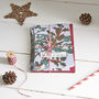 Pack Of Six 'Friendship At Christmas' Botanical Cards, thumbnail 2 of 2
