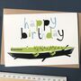 Crocodile 'Happy Birthday' Card, thumbnail 1 of 6