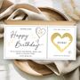 Birthday Scratch To Reveal Card, Age Birthday Voucher, Scratch Off Surprise Ticket, thumbnail 1 of 2