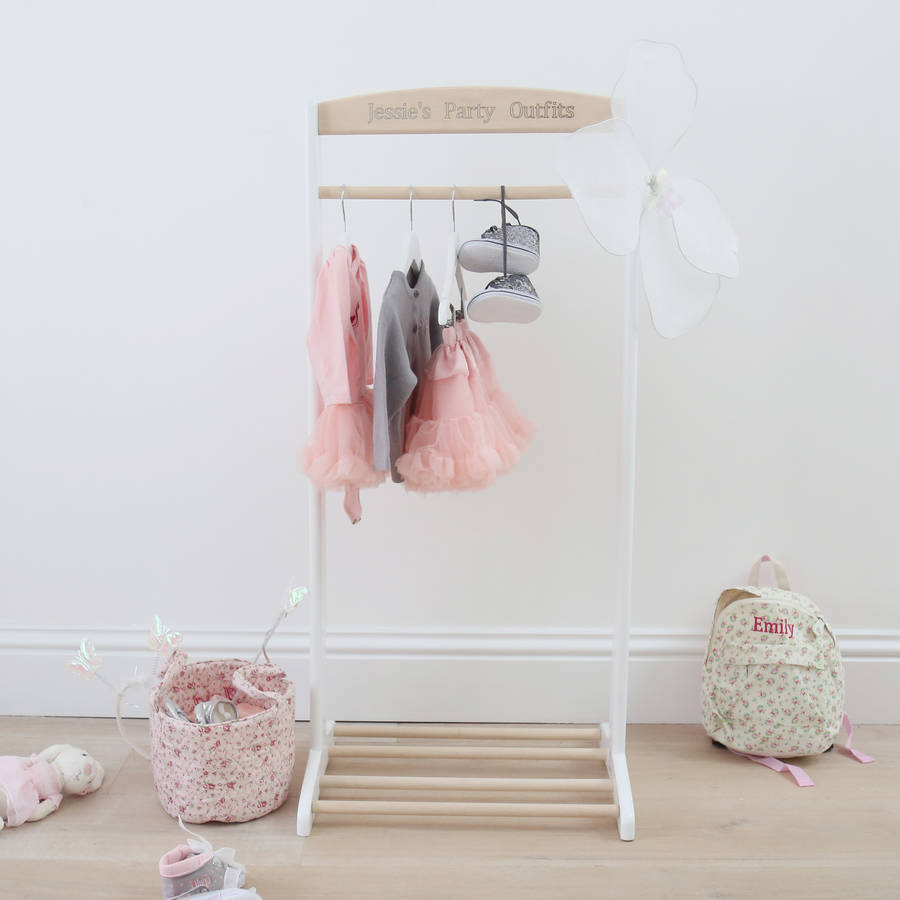 children's clothes rail by my 1st years