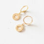 North Star Huggie Hoop Earrings, thumbnail 1 of 11