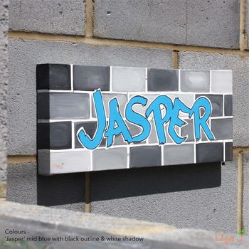 Graffiti Name Canvas, Hand Painted, 10 of 12