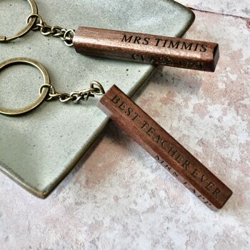 Personalised Teacher Keyring, 3 of 3