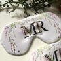 Personalised Mr And Mrs Couples Eye Mask Gift Set, thumbnail 3 of 7