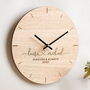 Personalised Couples Clock, thumbnail 2 of 3