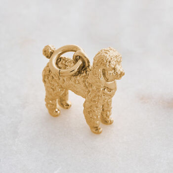 Poodle Silver Dog Charm, 6 of 11