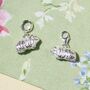 Sterling Silver Long Haired Guinea Pig Charm, thumbnail 2 of 10