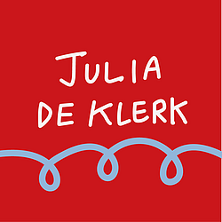 Julia de Klerk red and blue logo 
