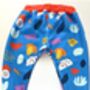 Baby, Toddler Joggers With Inbuilt Socks Under The Sea, thumbnail 5 of 7