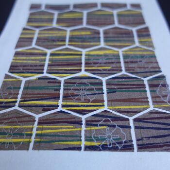 Abstract Art Honeycomb Print, 6 of 10