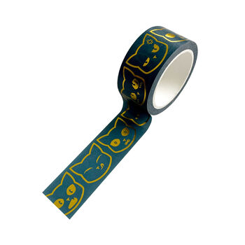 Bounty The Black Cat Gold Foil Washi Tape, 2 of 3