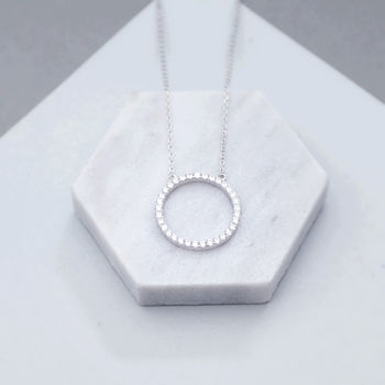 Pave Eternity Necklace, 3 of 4