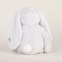 Personalised Large Grey Bunny Soft Toy, thumbnail 4 of 5
