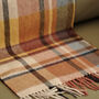 Men's 100% Cashmere Check Scarf, thumbnail 6 of 12