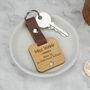 Personalised Engraved Keyring End Of Year Gift For Teacher, thumbnail 1 of 9