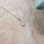 Sterling Silver Opal Necklace, thumbnail 4 of 8