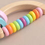 Personalised Wooden Teether Toy, thumbnail 3 of 3
