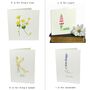 Botanical Flower Letter Cards, thumbnail 6 of 12