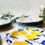 Hand Painted Lemon Plates, thumbnail 1 of 3