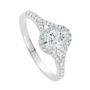 Created Brilliance Chloe Oval Lab Grown Diamond Ring, thumbnail 3 of 9
