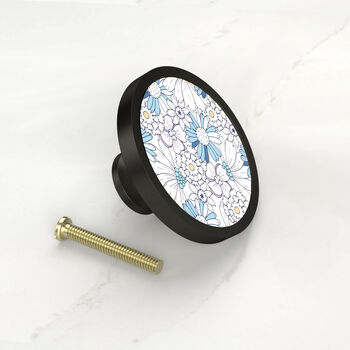 Girls Bedroom Cabinet Knobs Liberty Style Floral For Cupboard Doors And Drawers, 7 of 9