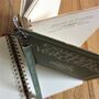 'English Letter Writers' Upcycled Notebook, thumbnail 2 of 5