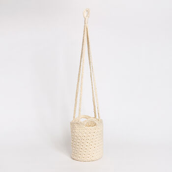 Plant Pot Holder Easy Crochet Kit, 4 of 10