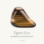 A Pocket Heart For Strength Tigers Eye Crystal Gift, thumbnail 5 of 5