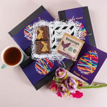 'Easter Egg' Bunny Brownies, Coffee And Tea Letterbox, 3 of 3