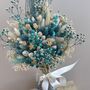 Blue Dried Flower Bouquet With Gypsophila, thumbnail 4 of 6