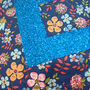 Meadow Liberty Personalised Hot Water Bottle Cover, thumbnail 2 of 2