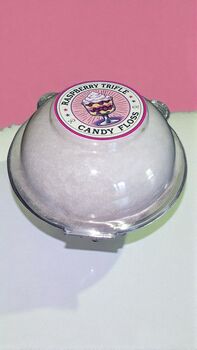 Raspberry Trifle Flavoured Candyfloss With Sprinkles, 4 of 7