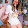 Personalised Organic Rainbow Pyjamas, thumbnail 4 of 8