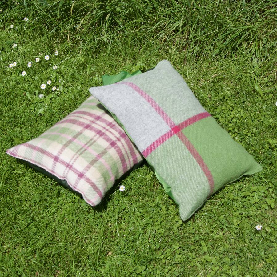 Wool Check Garden Kneeler Gardening Gift