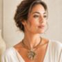 Abstract Sea Flower Choker Necklace, thumbnail 4 of 6