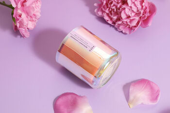 Gaea Cbd Infused Candle With 100mg Of Cbd Oil In An Irridescent Glass Jar And Gift Box, 2 of 4